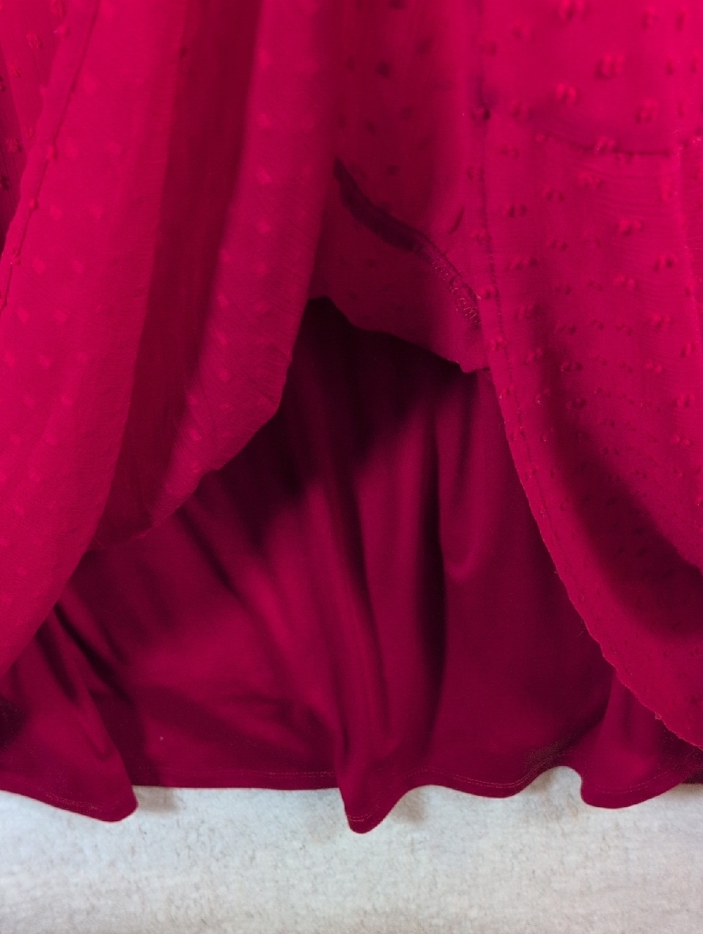 TORRID Red MAXI Dress with Puff‎ Sleeves - Picture 5 of 11